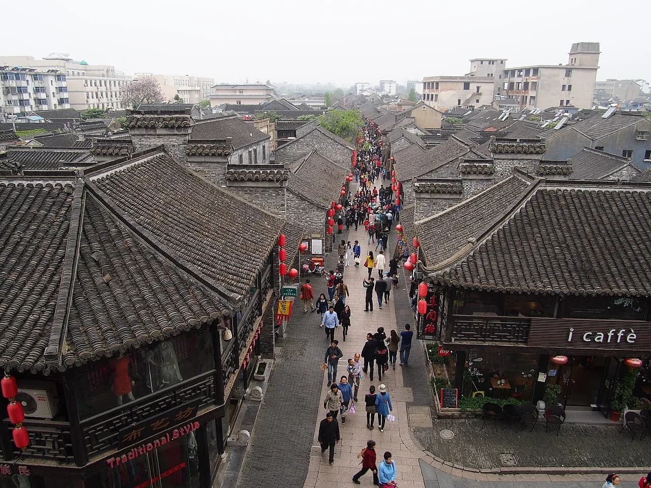 扬州东关街,历史文化名街街景
